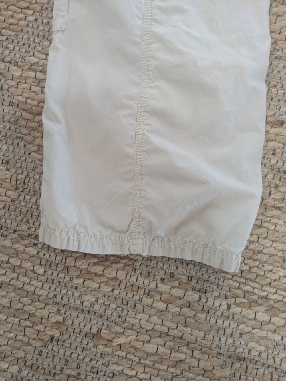 BDG Urban Outfitters Women’s Cream Y2K Cargo Pants Low Rise XS Cotton Blend - Picture 4 of 11